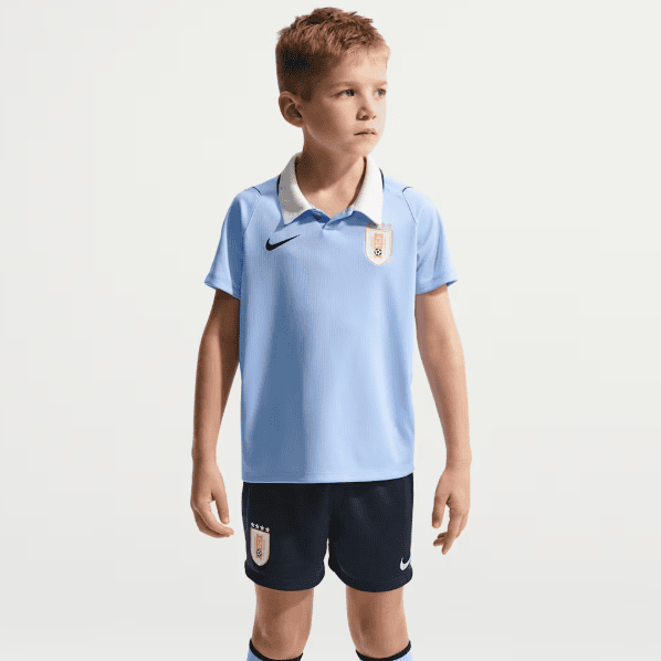 Uruguay Home World Cup kit kids 2026