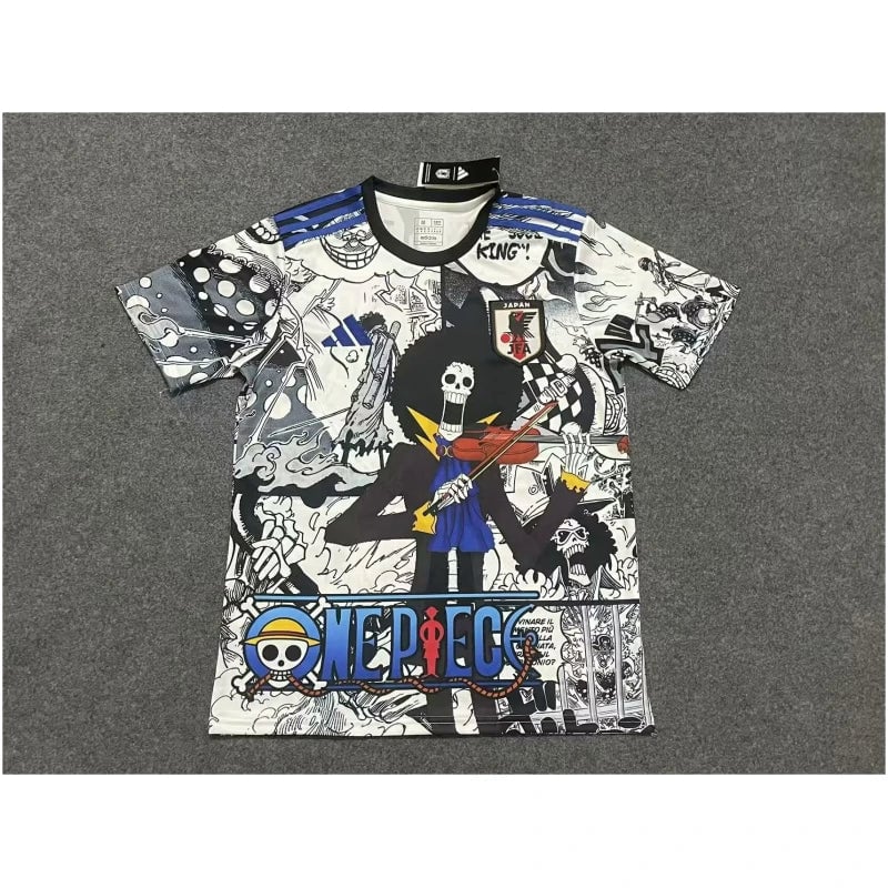 7338bc4098144e4c-1-800x800-1 | AE JERSEY Flat lay One Piece graphic T-shirt with manga panels and the One Piece logo at the bottom left area.