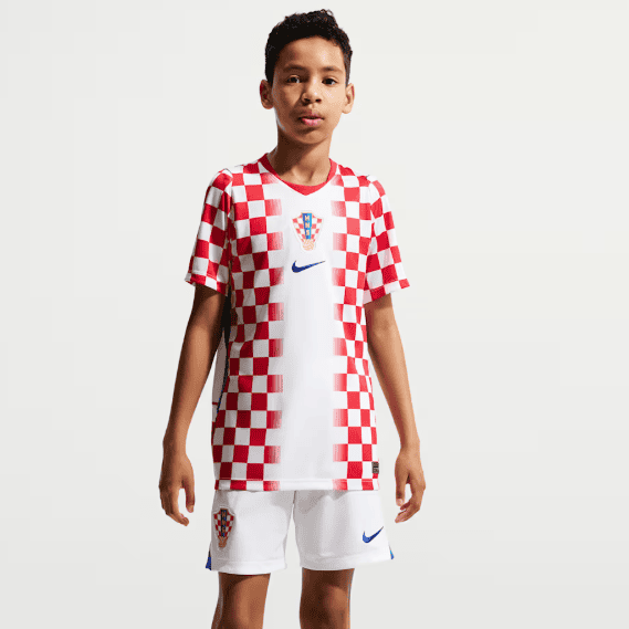Croatia home World Cup kids kit 2026