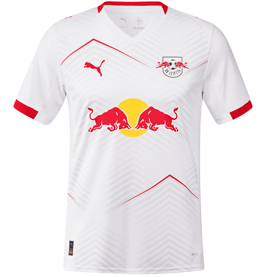 Screenshot_2025-06-19_045117 | AE JERSEY White RB Leipzig football jersey with red piping and Red Bull logo on the chest, front view