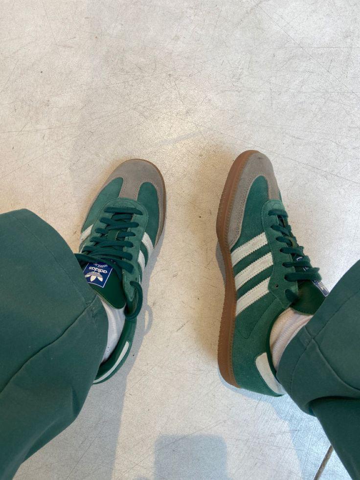 adidas-samba-og-collegiate-green-gum-grey-toe-993198 | AE JERSEY adidas Samba OG Collegiate Green Gum Grey Toe - uaessss