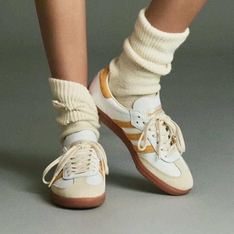 adidas-samba-sporty-rich-white-bold-gold-611199 | AE JERSEY adidas Samba Sporty & Rich White Bold Gold - uaessss