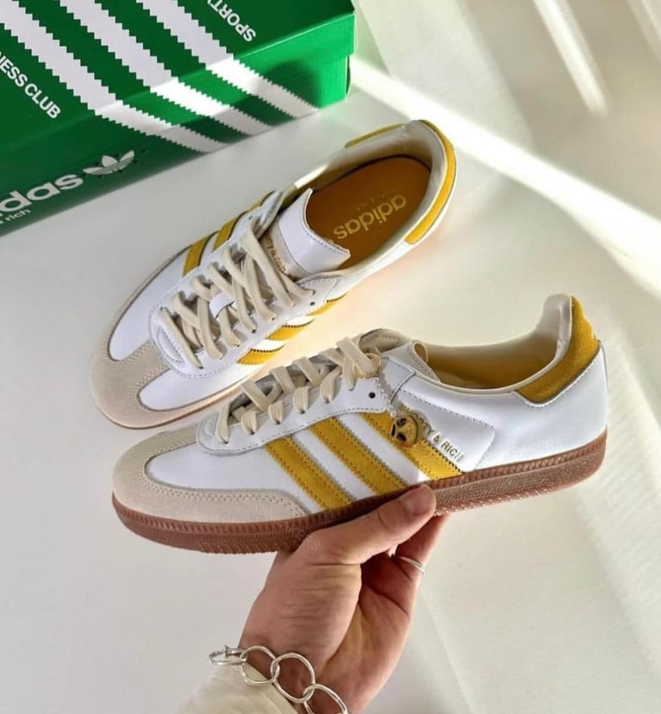 adidas-samba-sporty-rich-white-bold-gold-829774 | AE JERSEY adidas Samba Sporty & Rich White Bold Gold - uaessss
