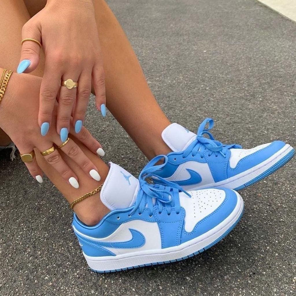 air-jordan-1-low-university-blue-414700 | AE JERSEY Air Jordan 1 Low “University Blue" - uaessss