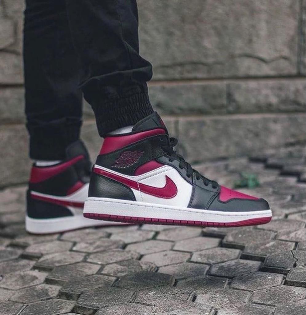 air-jordan-1-mid-noble-red-103815 | AE JERSEY Air jordan 1 Mid Noble Red - uaessss