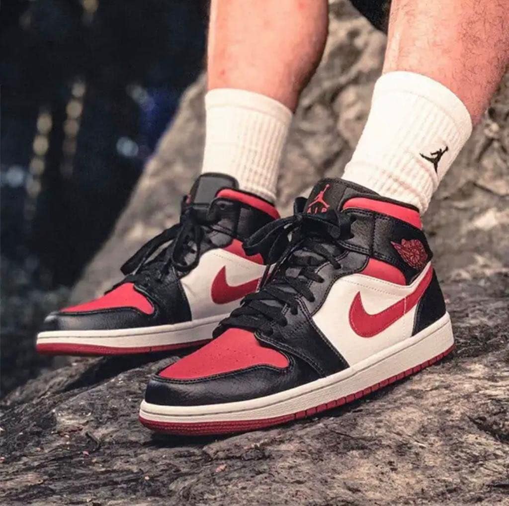 air-jordan-1-mid-noble-red-248427 | AE JERSEY Air jordan 1 Mid Noble Red - uaessss