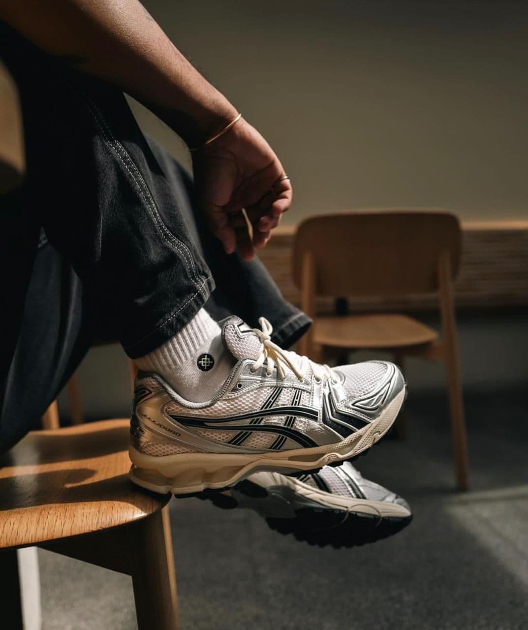 asics-gel-kayano-14-jjjjound-silver-black-737443 | AE JERSEY ASICS Gel - Kayano 14 JJJJound Silver Black - uaessss