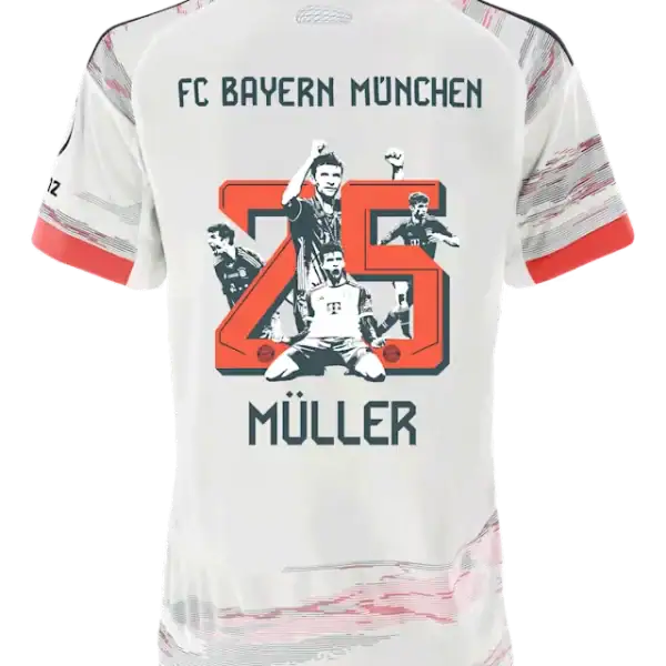 Bayern Munich Away MULLER Jersey 2025/26