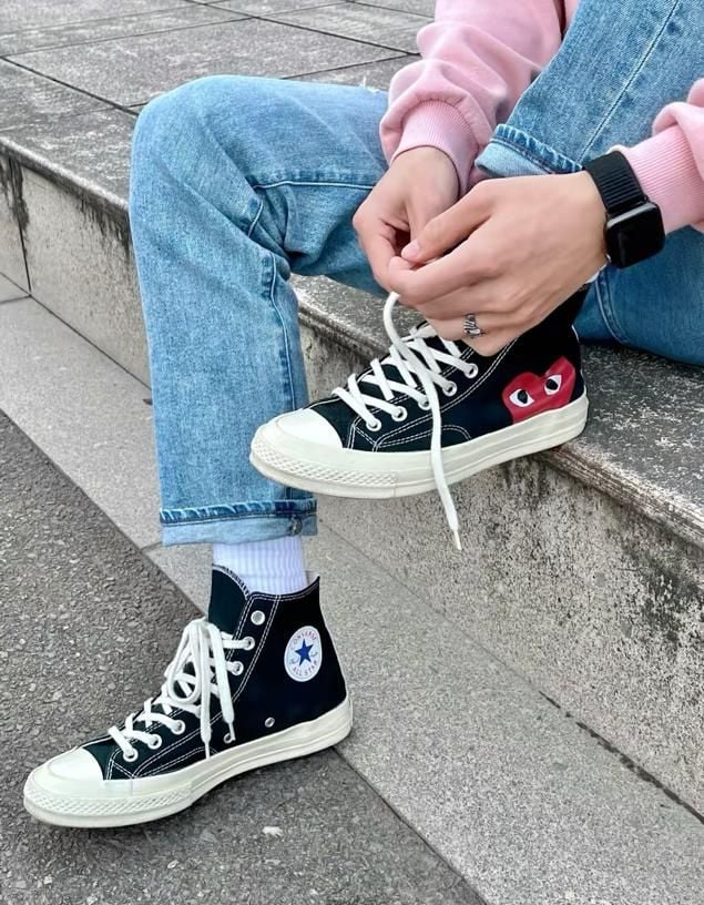cdg-x-converse-chuck-taylor-all-star-hi-741516 | AE JERSEY CDG x Converse Chuck Taylor All star Hi - uaessss
