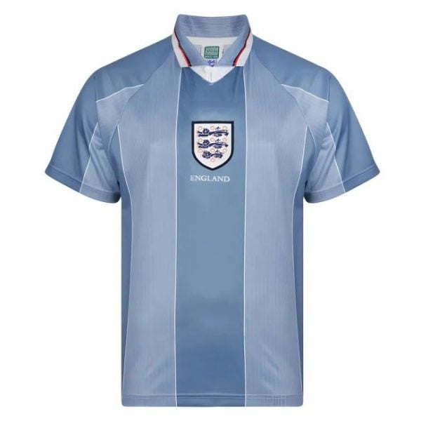 Light blue England national football team jersey with crest and 'ENGLAND' text on the chest.