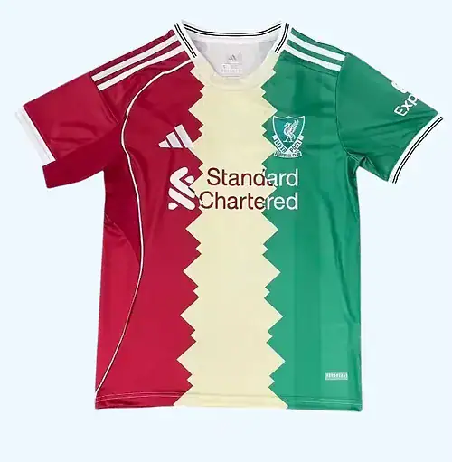 Liverpool Tri Colour Jersey 2025/26